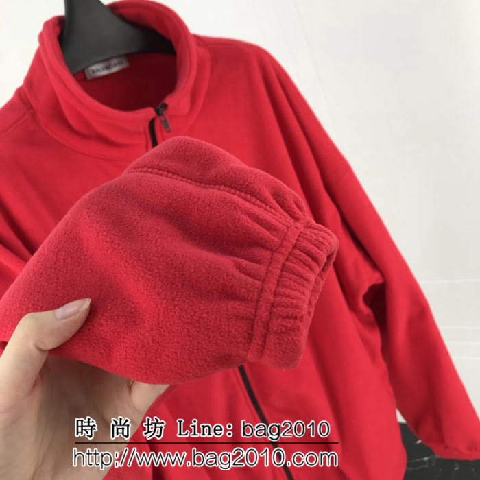 BALENCIAGA巴黎世家 19年新款 背後彩虹國旗 遙粒絨布絨面料 OS寬鬆版 夾克外套衫 男女同款 ydi2593